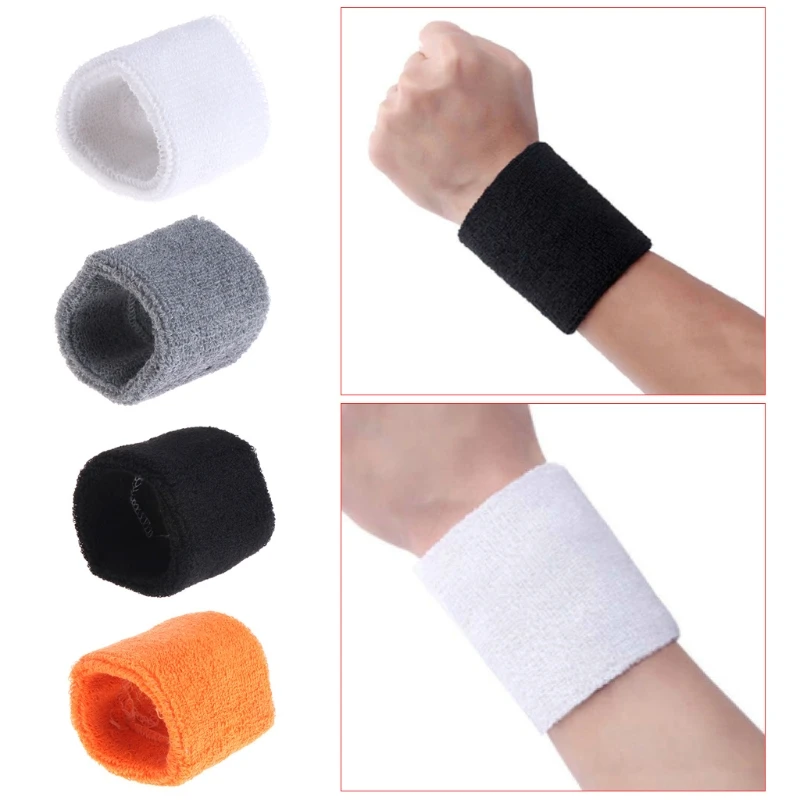 Wrist Brace Wrist Guard Wrist Straps Wrist Support Wrist Support Band Wrist Sweat Wristbands Wrist Sweatband 1 Pc Cotton Unisex Sport Sweatband Wristband Basketball Running Badminton Wrist Brace