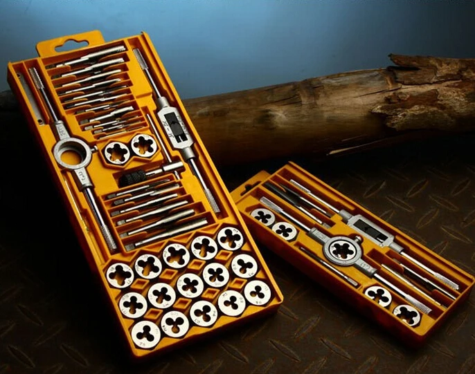 Metric Taps Wire Cutting Tap And Die Set High carbon Steel Vehicle