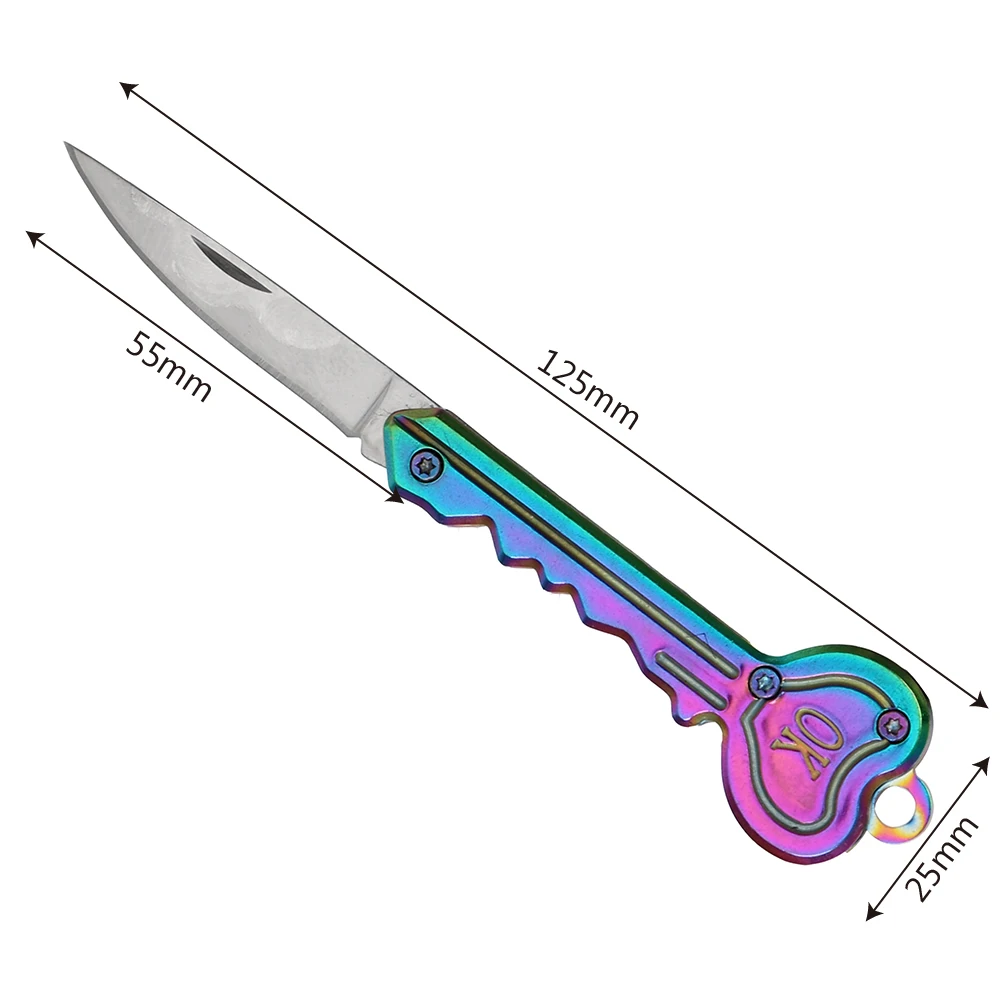 DIYWORK мини-нож в виде ключа складной карманный нож брелок лезвие ручной инструмент наборы бумаги Резак письмо Открыватель коробок лагерь Открытый Инструменты для выживания