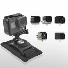 Плечевой ремень 360 градусов Поворот Спорт Камера крепление аксессуары рюкзак клип широкий Применение Малый Пеший Туризм крепление для GoPro Hero7 6 5