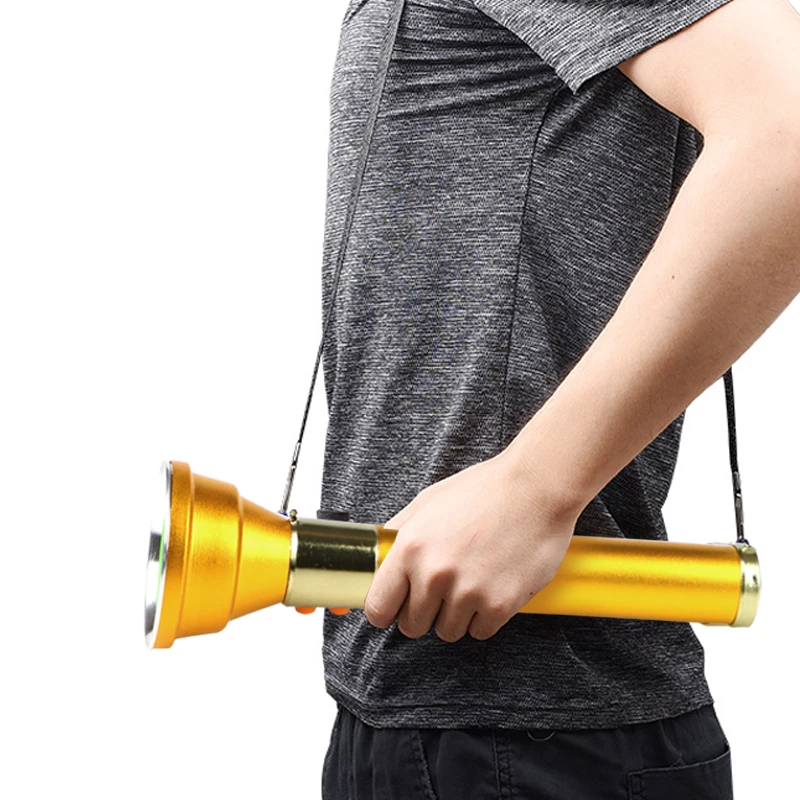 

Super Power Flashlight Waterproof Rainy Torch Underwater LED Flash Light Spotlight Flashlight Torch Rechargeable Lantern