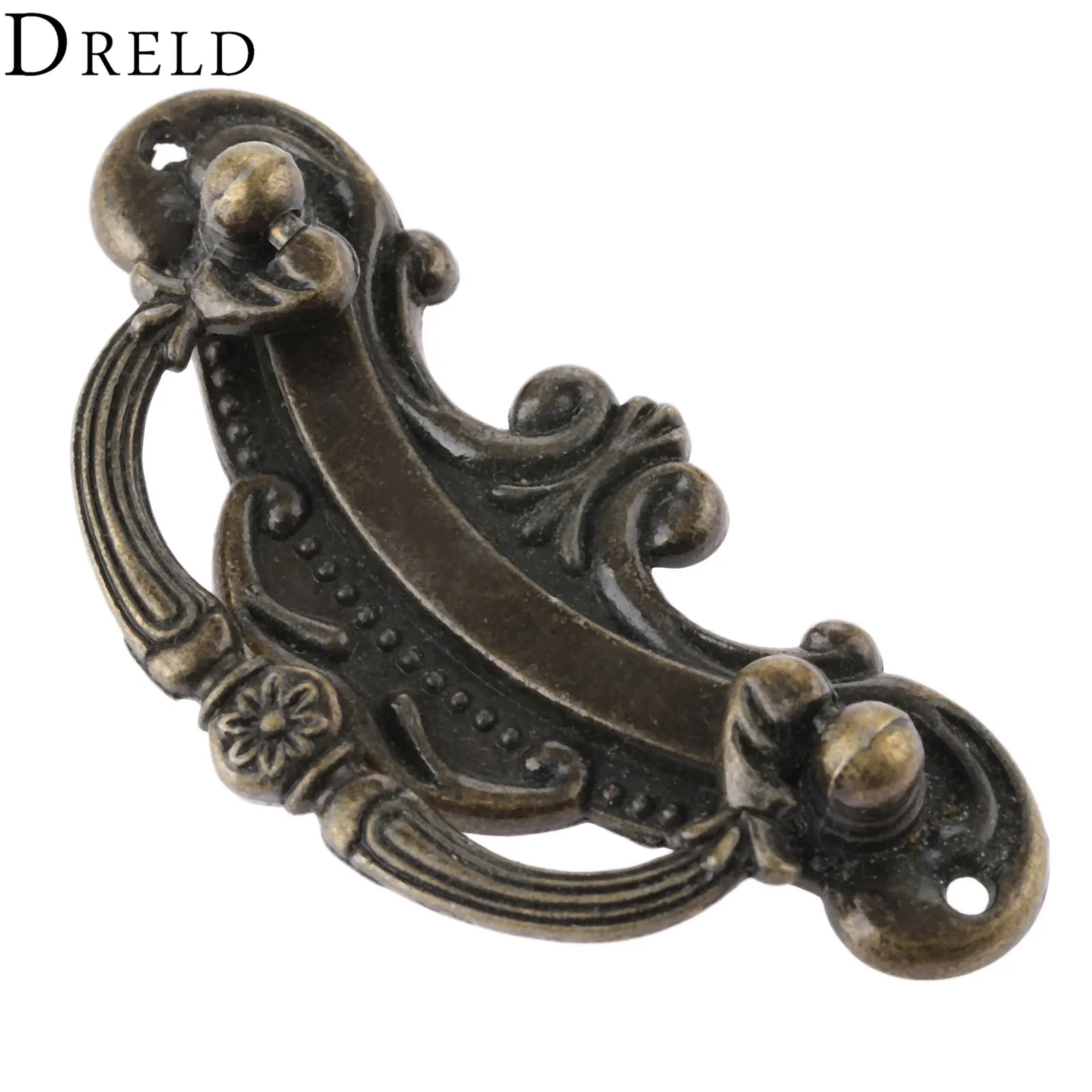 DRELD 1pc Antique Furniture Handle Vintage Drawer Knobs and