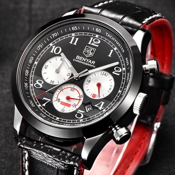 

BENYAR Brand Luxury Sports Watch Men Waterproof Date Male Clock Man's quartz Watches Outdoor Chronograph Gift Relogio Masculino