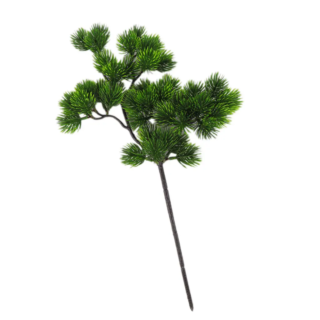 1xpcs Christmas Artificial Plants Evergreen Realistic Pine Picks For Flower Arrangements Wreaths
