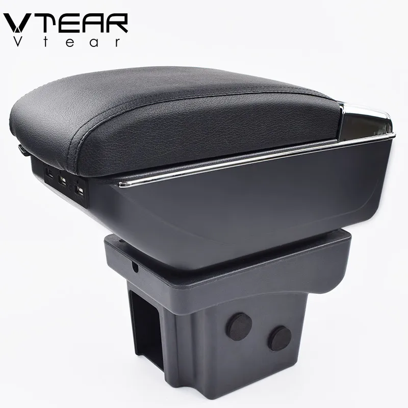 

Vtear For Car Chevrolet Niva armrest leather arm rest usb interface storage box accessories car-styling decoration consoles auto