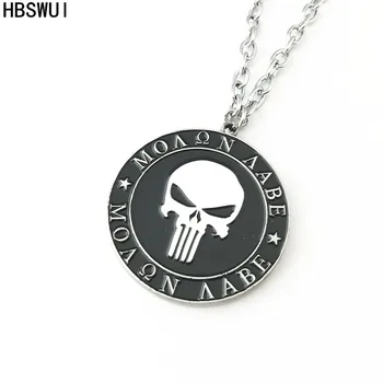 

HBSWUI Wholesale Freeshipping 20pcs a lot punisher necklace HJIKFDSDD01
