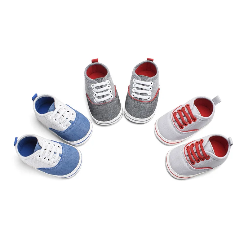 

New Canvas Baby Sneaker Shoes Toddler Soft Bottom Anti-slip First Walkers