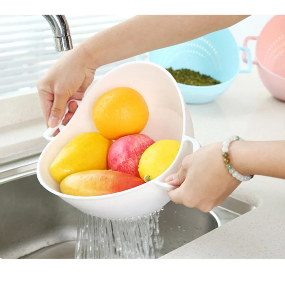 Rice Washing Strainer Basket HandHeld Don Shopping