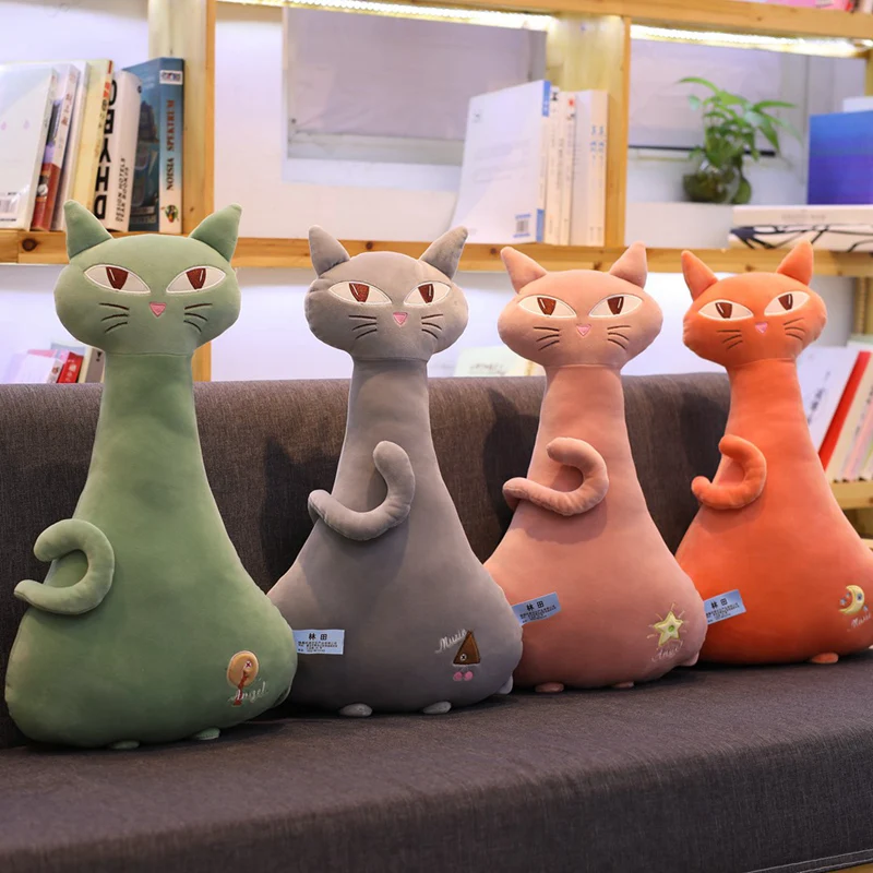 Kawaii плюшевая ваза, игрушки для кошек, чучела милого медведя/маленькие куклы-птицы, детский подарок, кукла, игрушки для животных, 4 цвета, украшение для дома, мягкие подушки