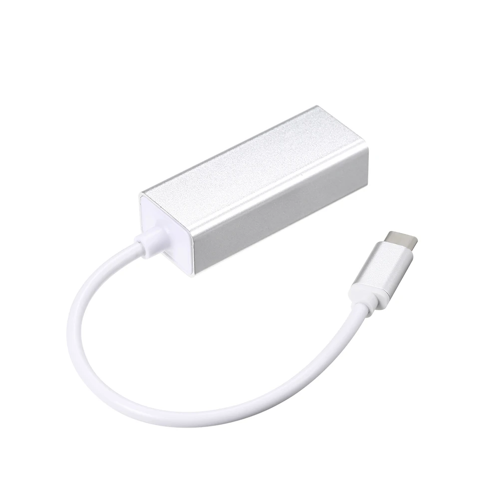 Ethernet-адаптер USB2.0 Тип-C внешний сетевой карты 10/100/1000 Мбит/с гигабитный RJ45 Ethernet-адаптер для ноутбука, настольного компьютера