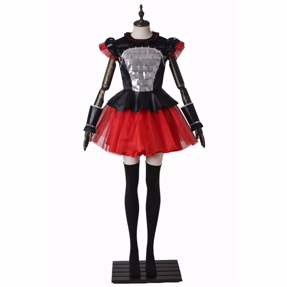 

Japanese Famous Start ABYMETAL Team Stage Cosplay Costume Superstar SU-METAL Girls Cosplay Dress L0516