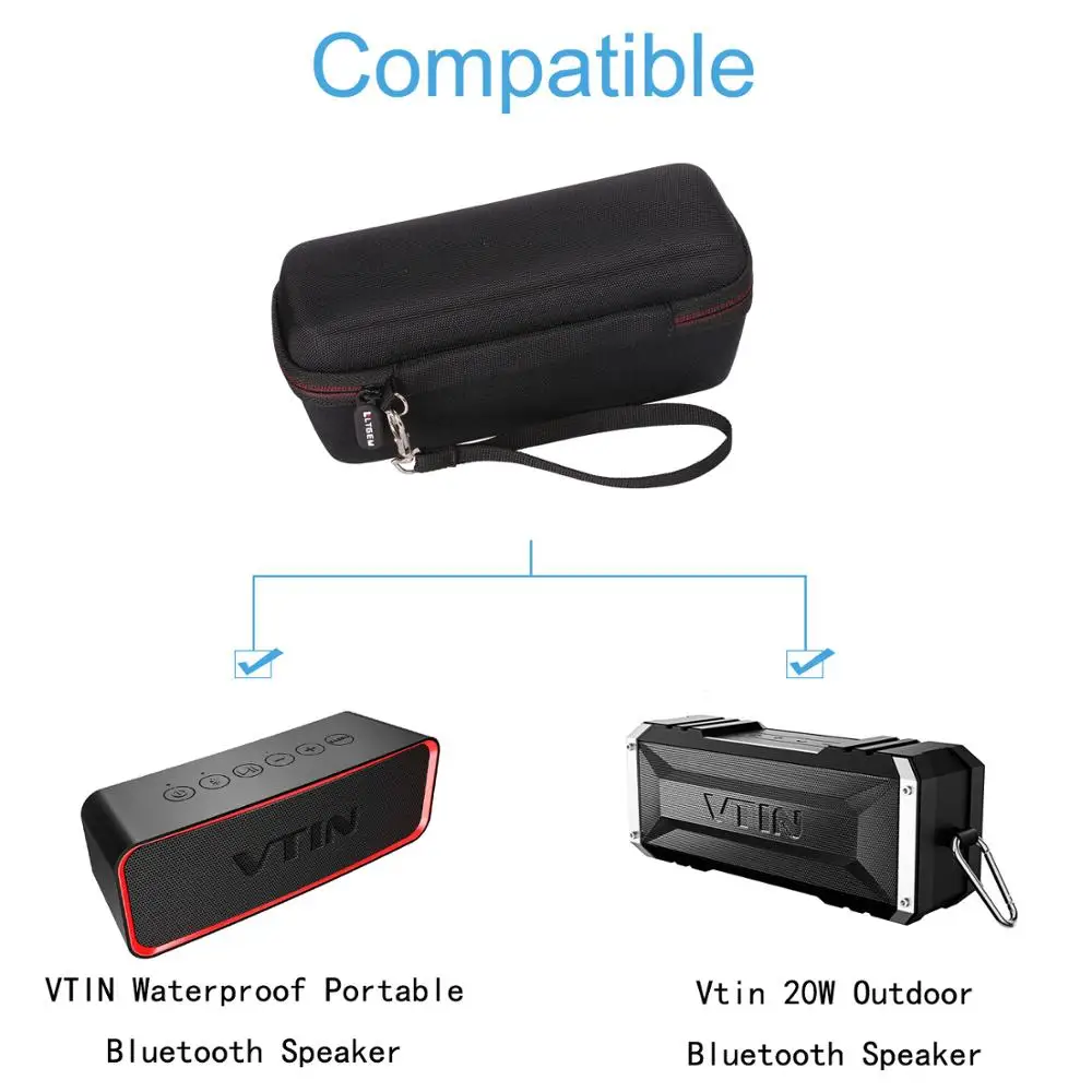 Жесткий чехол LTGEM EVA для Vtin 20 Вт уличная Bluetooth колонка и водонепроницаемая