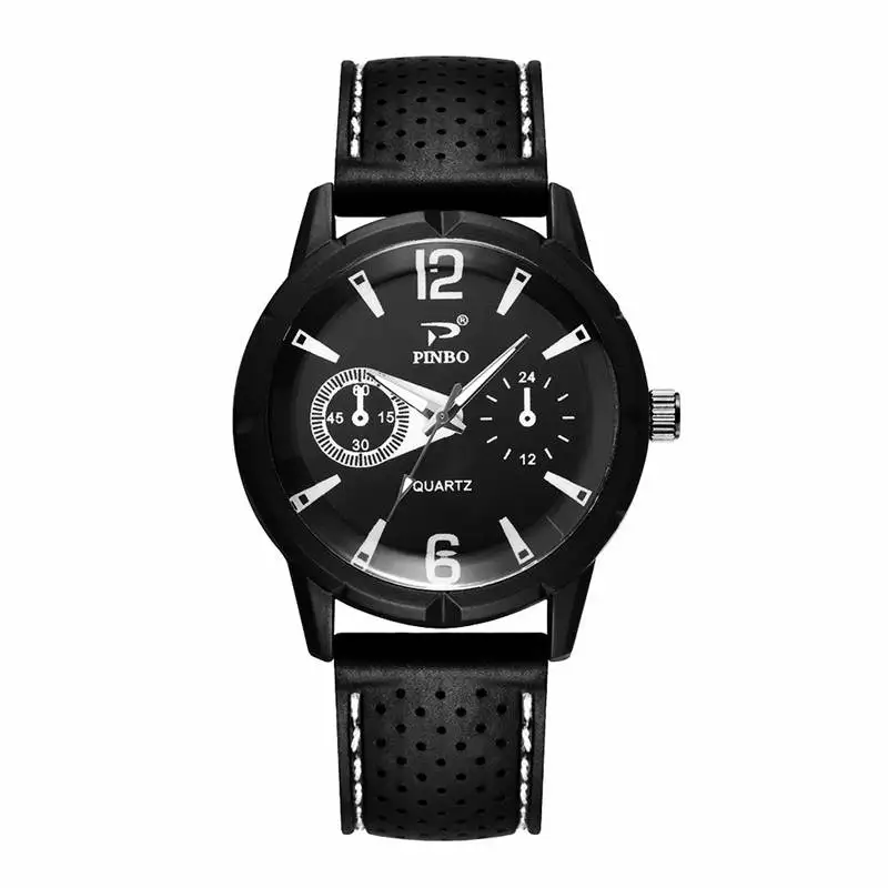 

Men Military Watches Sports Male Clock Quartz Waterproof Wrist Watches Man Black Dial No Blue Fashion 30M Watertight Relogio Rel