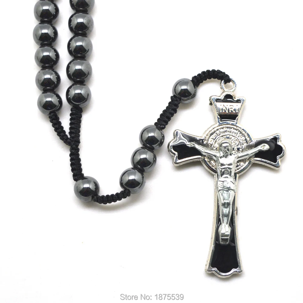 Католический четки из гематита 10 мм|catholic rosaries|rosary catholicrosary cord |
