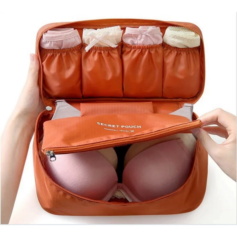 

Storage Bag Travel Accessories For Underwear Women's Underwear Bra Organizer Waterproof Cosmetic Case Pouch Case