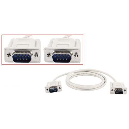 

High Quality 1.4M RS232 DB9 9 Pin Male to VGA Video 15 Pin Male Adapter Cable