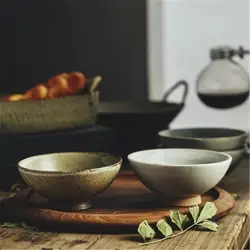KINGLANG японском стиле глиняный горшок 5-дюймовый чаша столовая посуда в ретро стиле Цзиндэчжэнь ручной керамики бытовой личность