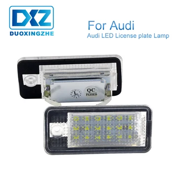 

DXZ 2X LED Number license plate light Canbus Error Free For Audi A4 A6 2006 C6 A3 S3 S4 B6 B7 S6 A8 S8 RS4 RS6 Q7 12V 24V White