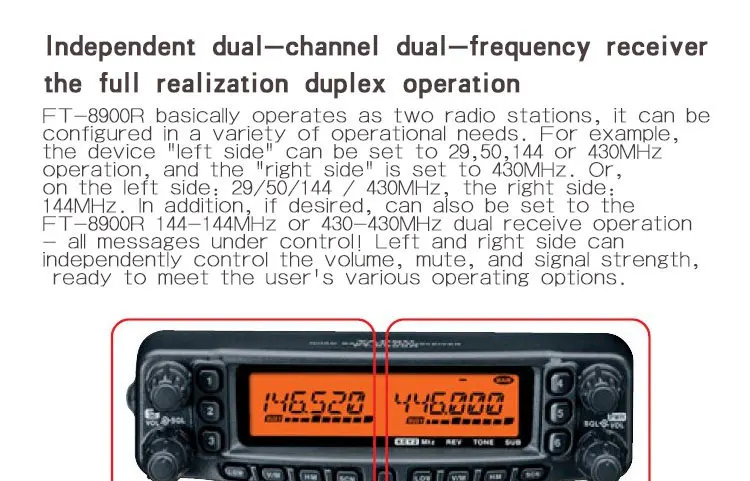 YAESU FT-8900R FT 8900R Professional Мобильный автомобиль двухстороннее радио/Автомобильный трансивер Walkie-Talkie Interphone