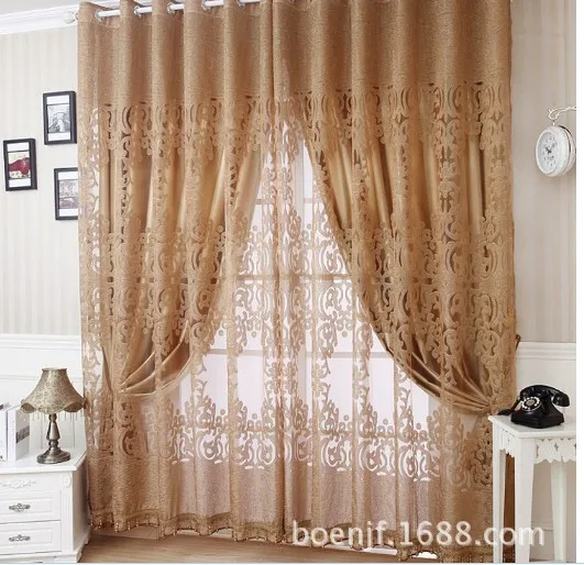 Jacquard gordijn en tule met kralen, Custom gordijnen set, Gratis ... Jacquard gordijn en tule met kralen, Custom gordijnen set, Gratis ...
