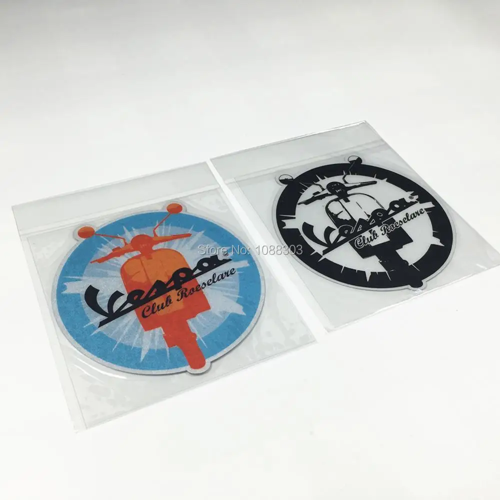 

Car Styling Vinyl Tape Applique for Cool Racing VESPA Car Sticker for VESPA CLUB Ford Mazda Motorycle Helemet