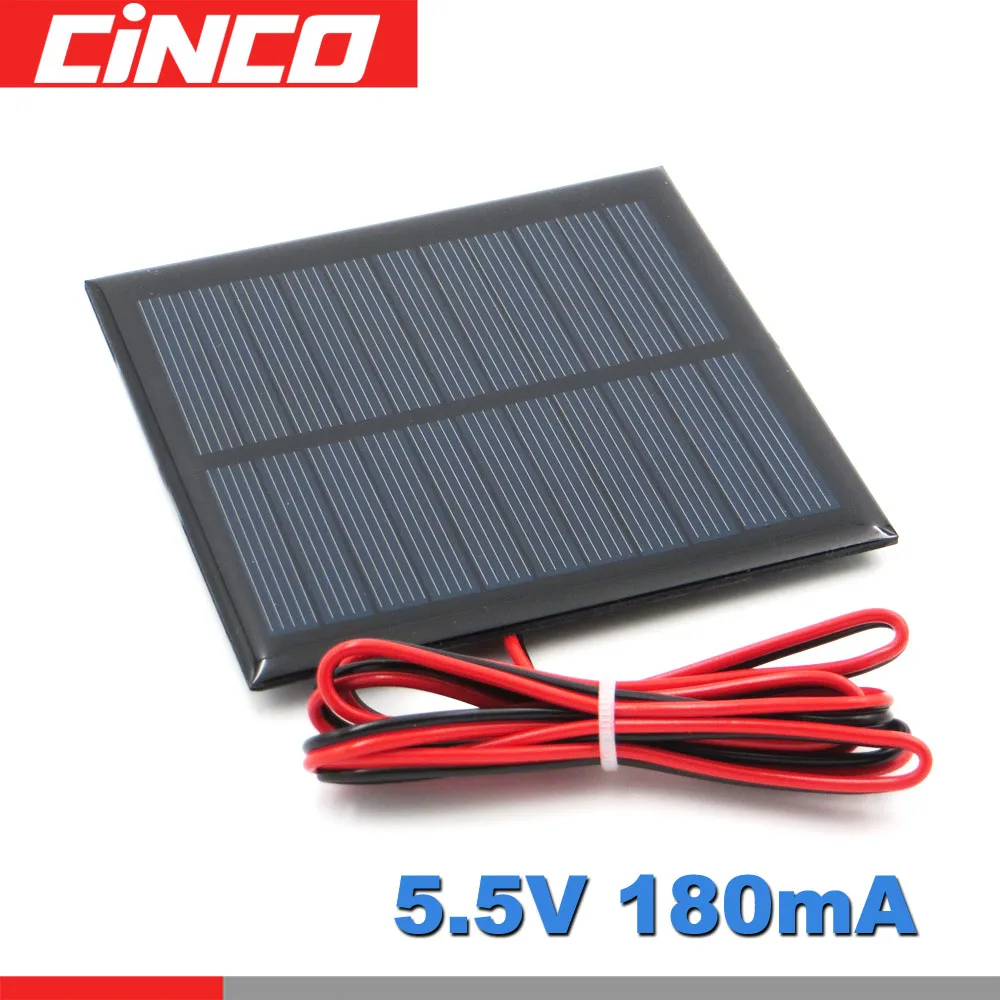 5,5 V 150MA Mini Solar Panel System für DIY Batterie Q8O5 Modul Ladegerät L8O1