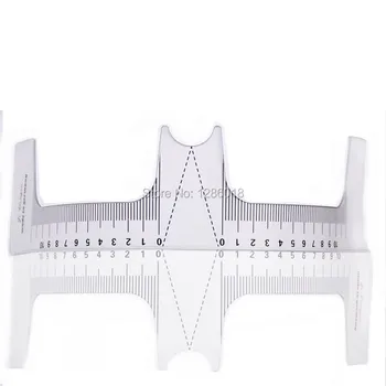 

100pcs Eyebrow Ruler Prictice for Tattoo Starter Eyebrows Stencil Template Permanent Makeup