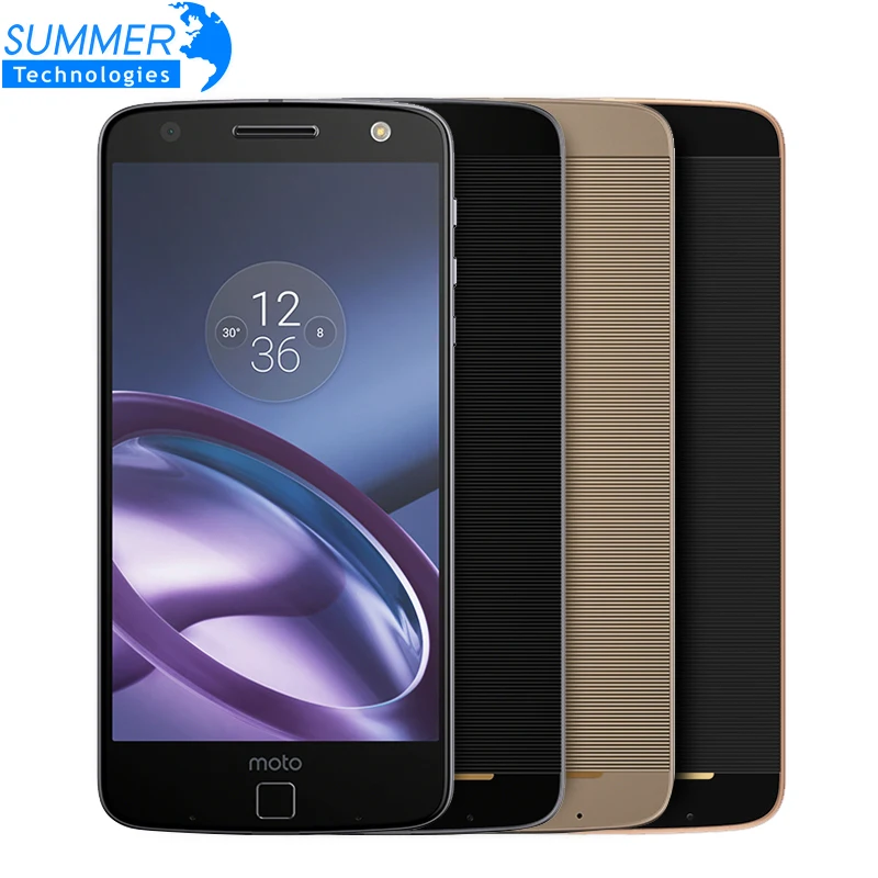 Оригинальный Motorola MOTO Z XT1650 05 мобильный телефон 4 ГБ Оперативная память 64