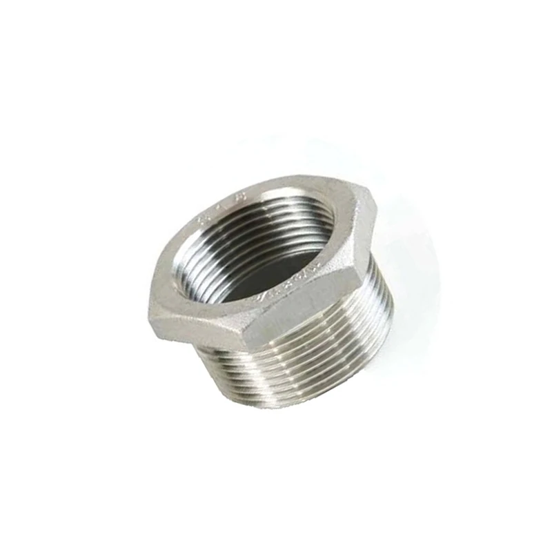1 1/4" BSP Male x 1" BSP Female Reducer Bushing Thread 304 Stainless
