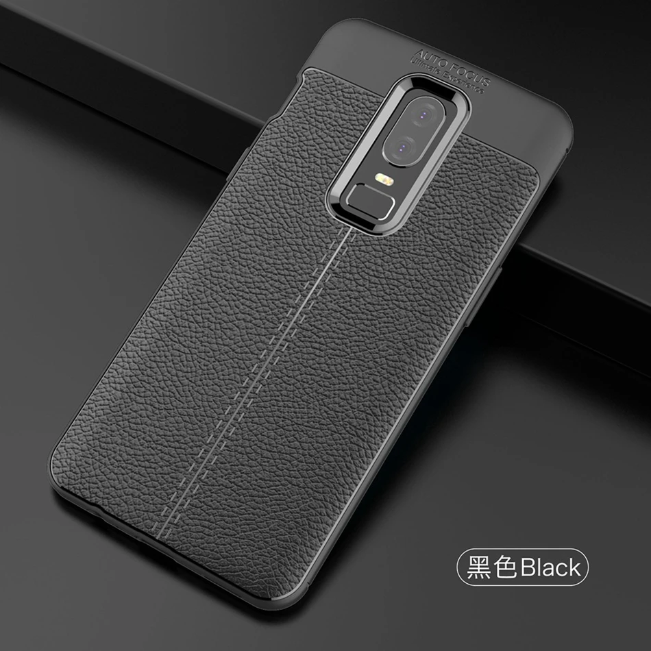 REAOOM Luxury Litchi Patterned Case for Oneplus 5T 3T Cover Full Protected Coque for Oneplus 3 5 6 Soft TPU Business Phone Cover  (14)