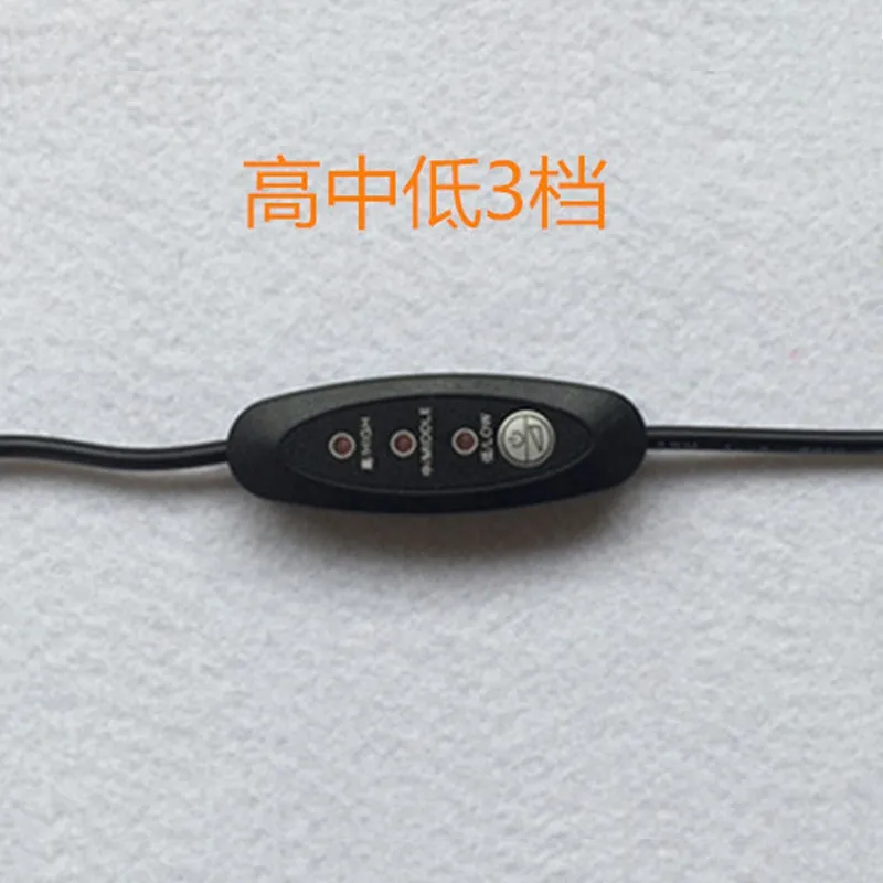 Free shipping 1pc 12V High Medium Low 3 Heat Adjustable Thermostat Heating Temperature Setting Controller for 12V Foot Warmers Hand Waist Heaters (4)