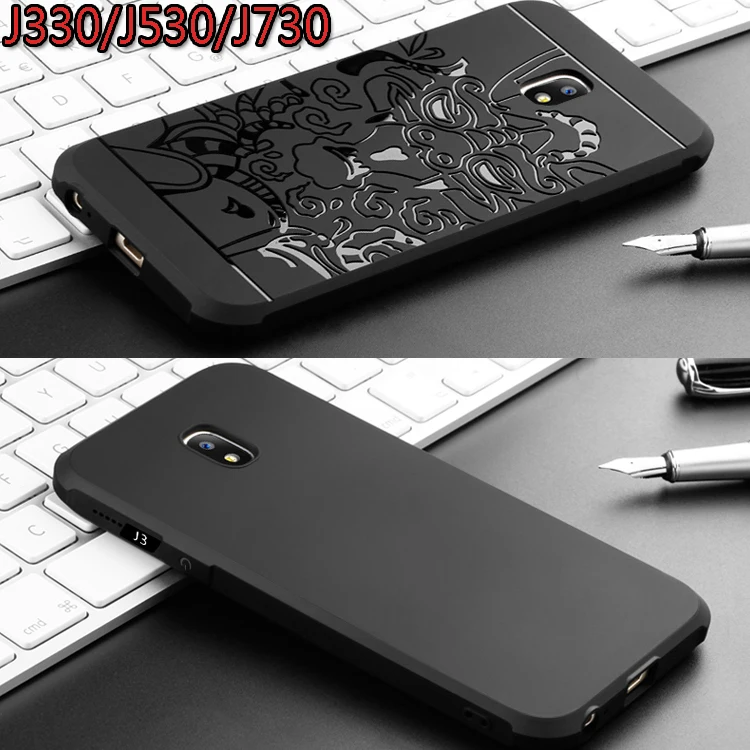 

Luxury case For Samsung Galaxy J3 J5 J7 2017 EU Silicone Hard Protective back cover cases for samsung j330 j530 j730 phone shell