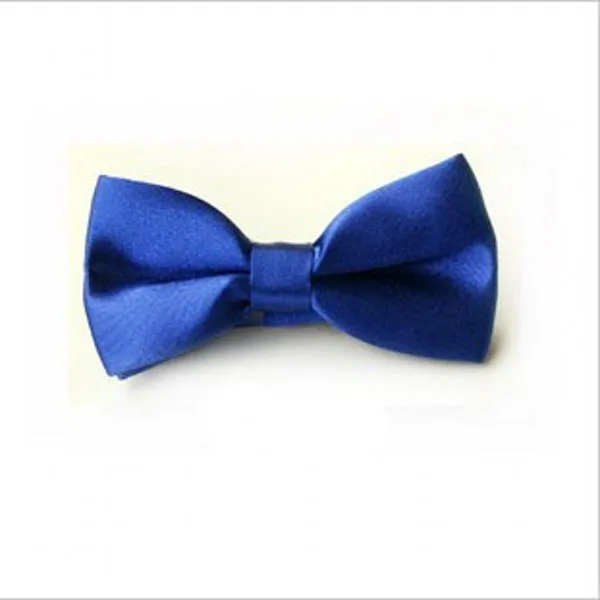 Вечерние галстуки для новорожденных мальчиков на свадьбу, детские галстуки аксессуары галстук-бабочка - Цвет: Синий