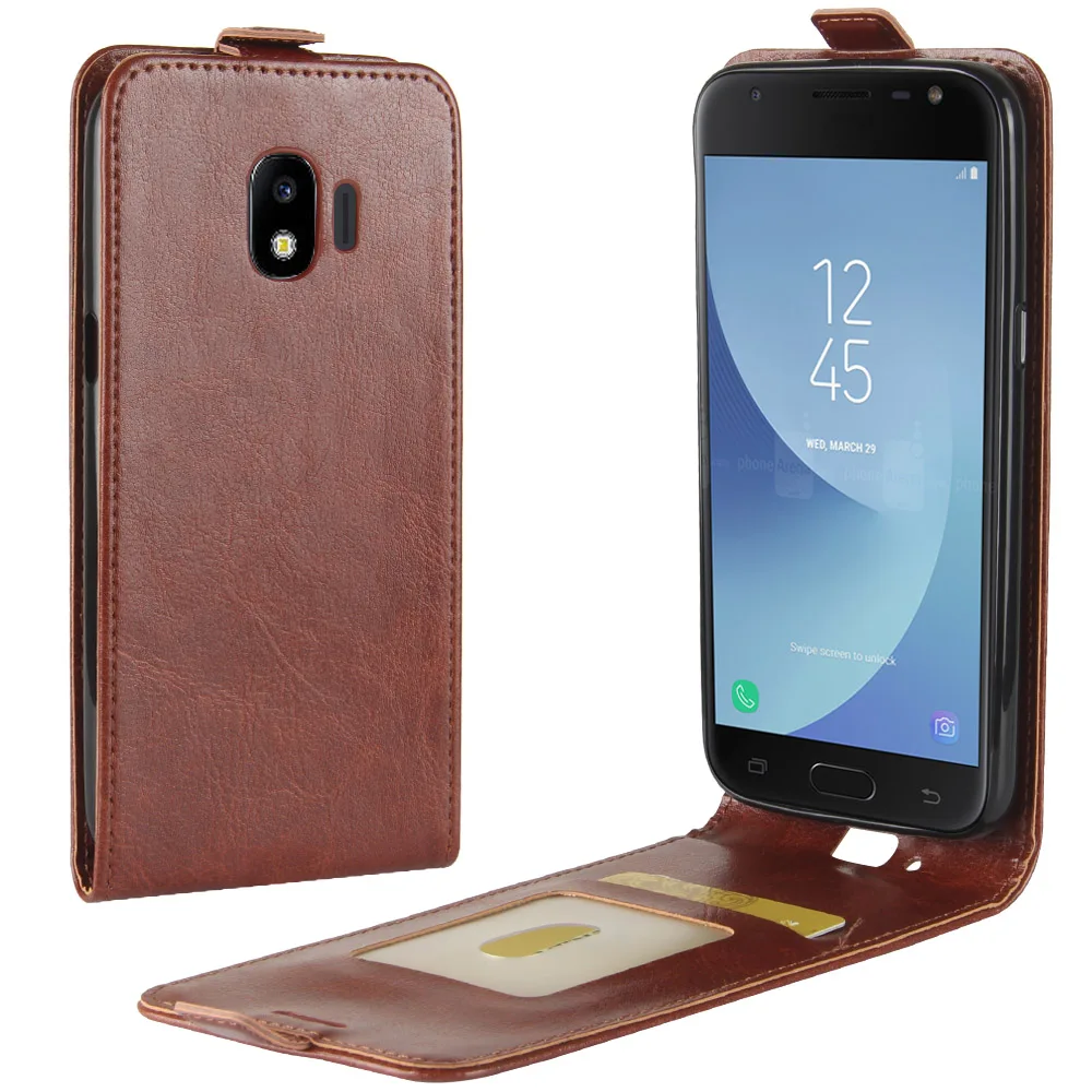 

UP Down Flip Case for Samsung Galaxy J2 2018 Cover Vertical Flip Leather Case for Samsung J2 2018 SM-J250F J250 J250F Phone Bag