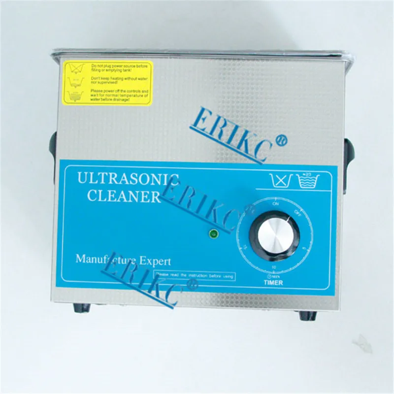 US $165.00 ERIKC Heater Ultrasonic Cleaner 110V 6l Wash Machine Ultrasonic Bath Common Rail Auot Fuel Injector E1024048