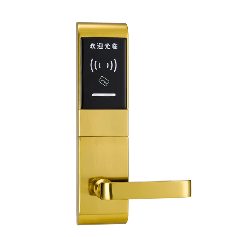 

Hotel key card lock systems door security locks fire-rated