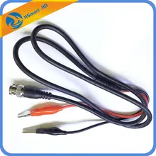 CCTV BNC to Alligator Crocodile Clip Oscilloscope Probe Coaxial Cable 1m length For AHD TVI CVI 1080P DVR CCTV Security Kits