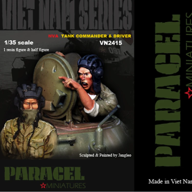 1/35 комплект NVA tank commander 2 модель солдатика из смолы GK Вьетнамская война