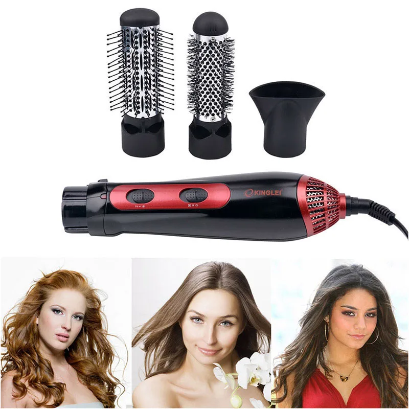 220 240V Electric Hair Dryer Curler Hair Dryer Styler Hair Blow Dryer Machine Brush Comb Straightener