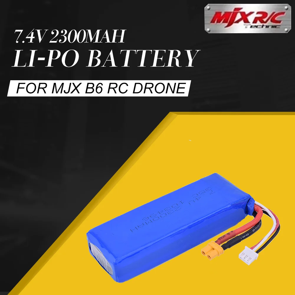 MJX Bugs B6 7 4 V 2300mAh 35C 2S Li-po аккумуляторная батарея с вилкой XT30 запасные части
