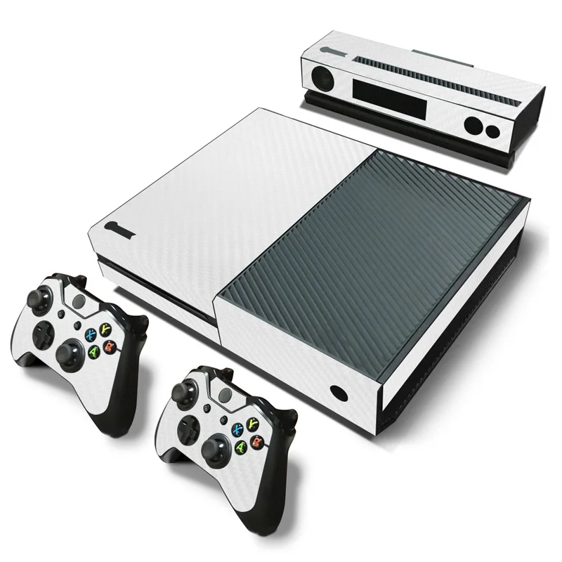 Виниловая наклейка для консоли Xbox One для Xbox One+ 2 контроллера контроллер Gameapd наклейка игровые аксессуары - Цвет: White