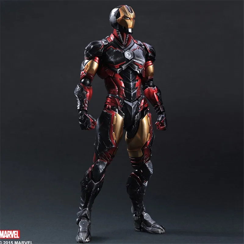 Play Arts Marvel, Мстители, Дэдпул, Человек-паук, Бэтмен, Черная пантера, экшн-фигурка, коллекция PA, модель, аниме, куклы, игрушки 10"