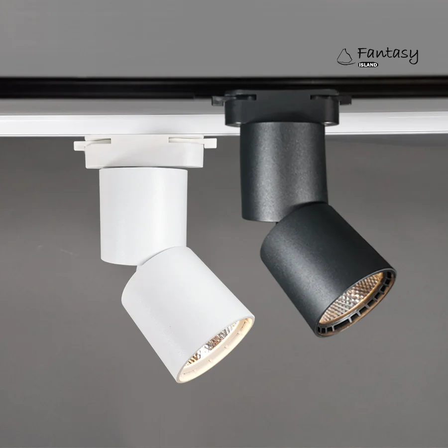 

Fantasy Island 90° 180° Rotating Folding Track Spotlight LED Ceiling Spot lights COB 5W For Living Room Bedroom Background lamp
