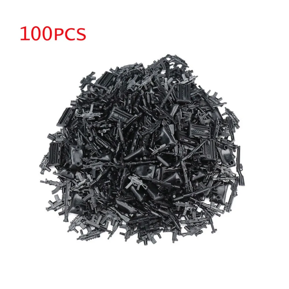 Military Swat Police Gun Weapons building blocks Pack Army soldiers MOC Arms City Police Legoingly Military Series Toys