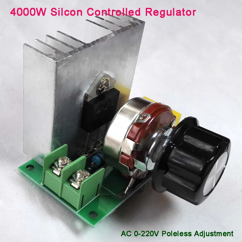 

0-220V AC motor controller smooth voltage converter 4000W electronic power transformer with high quality silicon