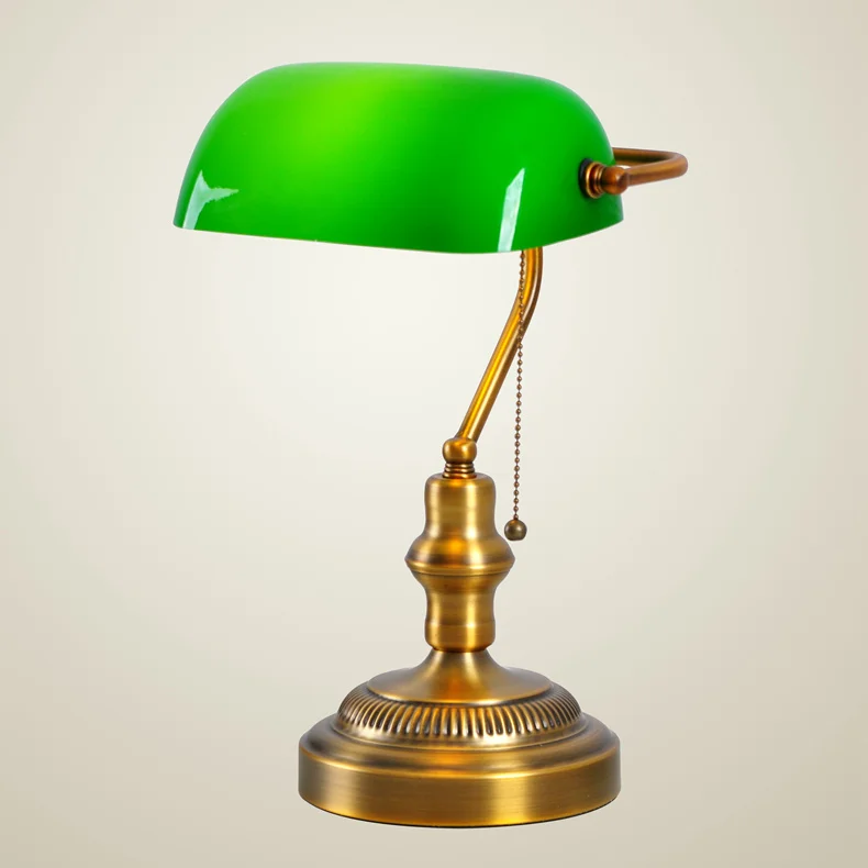 classic green desk lamp