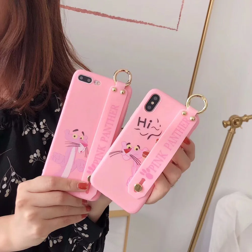 Cute Korean Pink Case For iPhone 7 8 Plus 6 6s X Xs Max Case Fashion