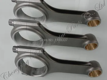 

H-beam forged connecting rod with bolts for Chevrolet 350 with high performance