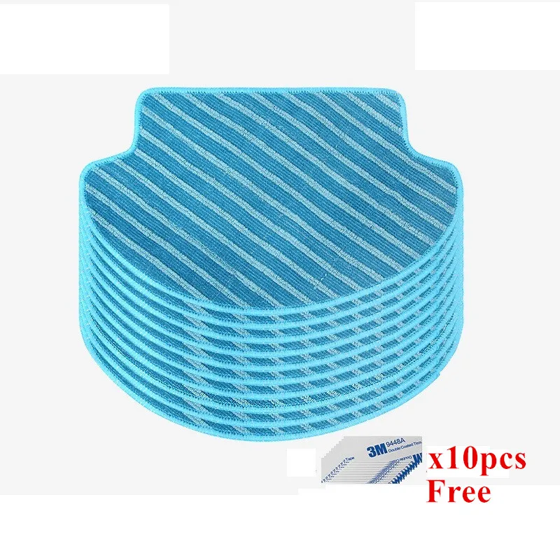 

10pcs Vacuum Cleaner Parts Cleaning Mop For Ecovacs Deebot DT85/DT83/DM81/DM85/DG711/DG710/DR95/DR92 vacuum cleaner parts