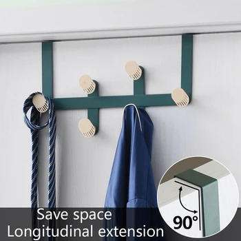 

Iron door hooks Nordic simple living room door back coat hook clothes hanger bathroom towel holder home organizer mx7181128